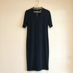 Travelers Navy Gold Choker Dress, 0